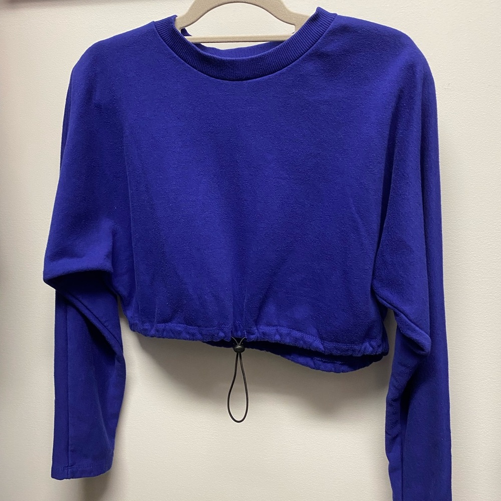 Forever 21 Cropped Crewneck Sweatshirt
